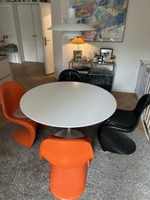 Knoll Saarinen Tulip Bistrotisch Ø120 cm Weiß