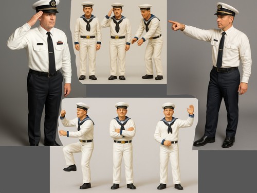 Schnellboot besatzung figuren - schnellboot,