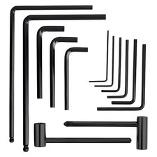 Umfassendes 13-teiliges Schraubenschlüssel-Set für Gitarrenhals Truss Rod und Steg-Einstellung