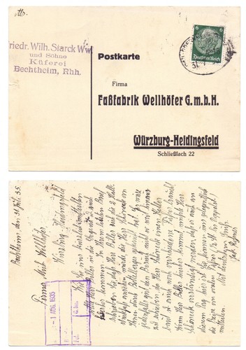 101756 postkarte 31 - -, 31.7.1935
