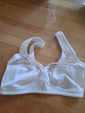 wäschepur Damen BH ohne Bügel Unterwäsche Spitze weiss Gr. 75 (Cup-B) NEU