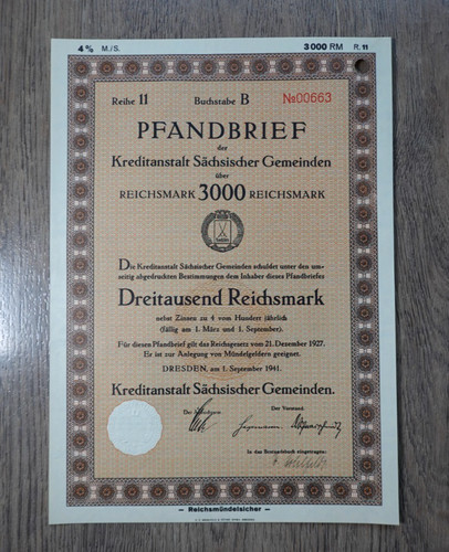 Pfandbrief kreditanstalt - pfandbrief,
