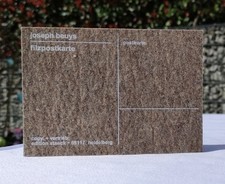 Joseph Beuys – Filzpostkarte – Multiple – Filz mit Siebdruck