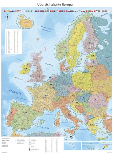 übersichtskarte europa - Übersichtskarte,