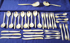 WMF Besteck "Stockholm" 60er Jahre, 90er Silber 37 Teile