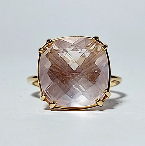 Damenring 18kt gelbgold mit - gelbgold,
