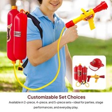 Feuerwehrmann Wasser Spray