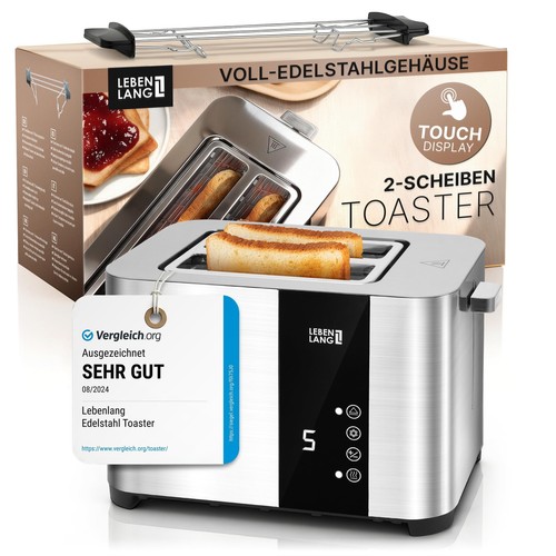 Edelstahl toaster mit - edelstahl,