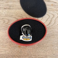 Original fossil steel ring - original,