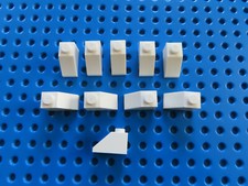 Lego 10 x Dachstein Schrägstein Slope 3040 45 °  2x1  weiß