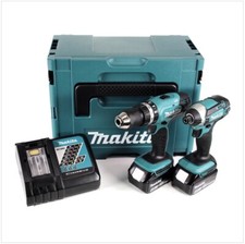 Makita DHP 453 + DTD 152 18V Akku Schrauber + 2x Akku 4,0 Ah + Lader + Makpac
