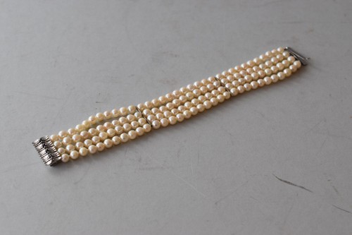 Perlenarmband reihig 585er - perlenarmband,