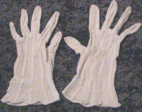 Creme weiße brauthandschuhe - creme,