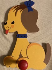 Mertens Kunst Garderobenhaken Kleiderhaken Vintage Hund Waff Neuwertig