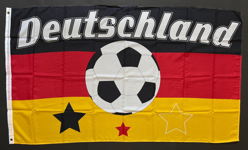 Deutschland fußball fahne - fußball,