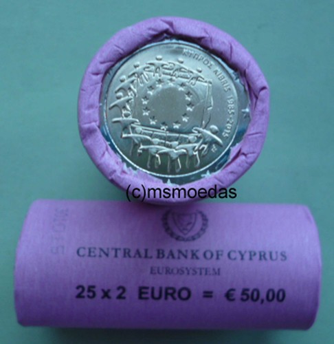 Zypern euro rolle - zypern, 2