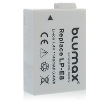 Blumax Akku passend für Canon Lp-E8 EOS 550D 650D 700D Rebel T3i 1140 mAh (7,2V)