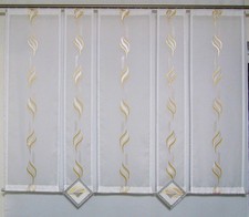 Schiebegardine Set  Flächenvorhag  Schiebevorhan Moderne Gardinen Neu