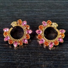 Versace Ohrringe mit rosa