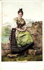 Ak Schweizer Trachten, Uri, Reussthal - 4917686