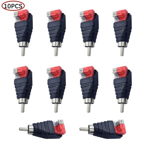 Stück chinch rca - 10, adapter