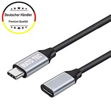USB-C Verlängerung 10G 4K 5A 100W Kabel C-Stecker C-Buchse Type-C Kabel