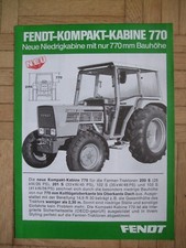 Fritzmeier Kabinen Prospekt für Fendt Traktoren, Trecker, Titelbild Farmer 2005