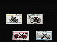 Bund Mi.1168-1166, Andreaskreuz mit Randstempel ,Gummi