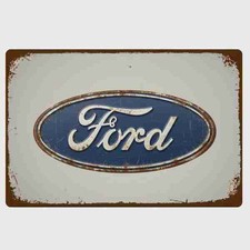 Blechschild ford auto - blechschild,