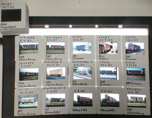 Slides locomotives - of,