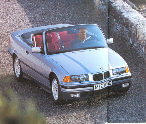 Bmw 3er cabrio prospekt e36 - prospekt,