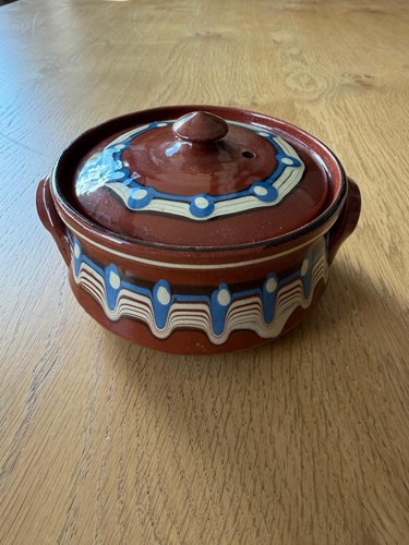 Dose aus troyan keramik mit - dose,