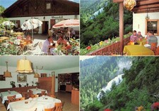 Partschins Parcines Bolzano IT Gasthaus Wasserfall Gaststube Terrasse Panorama