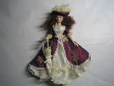 Puppenhaus Puppe, 1:12 , Lady mit Schirm, Porzellan, Selten, Neuwertig