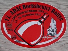 Werbe - Aufkleber - 17. ADAC