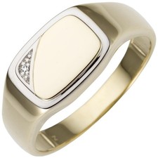 Jobo herren ring 585 gold - herren,