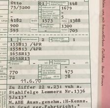 Opel Kadett B Coupé 1970  1.7 CIH 75PS Kadett B Fahrzeug Brief Papiere Dokumente