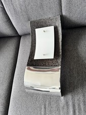 Wandleuchter Modern Silber / Schwarz 3 Stück