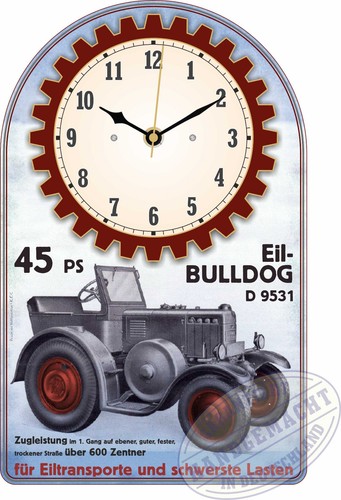 Oldtimer wanduhr motiv lanz - motiv,