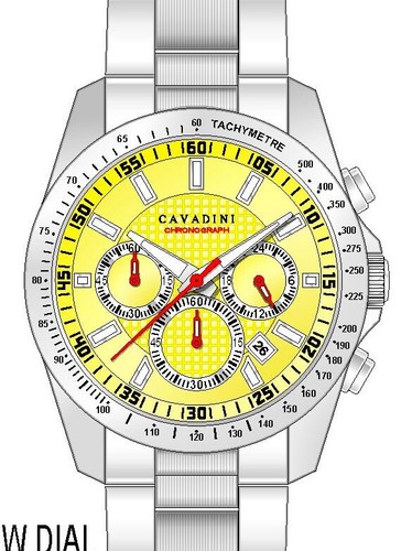 Herrenuhr cavadini chronograph - herrenuhr,