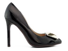 Schwarze lackleder stilettos - schwarze, lackleder-stilettos