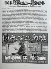 Fußballprogramm, Bundesliga 2025/26, 1. FC Union Berlin - SC Freiburg, Waldseite