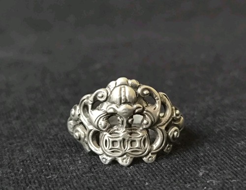 Alter silberring 800 silber - alter,