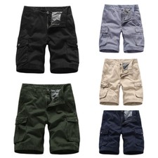 Herren Cargo Shorts Kurze Hose Short Cargohose Bermuda Outdoor Kurzhose Hosen