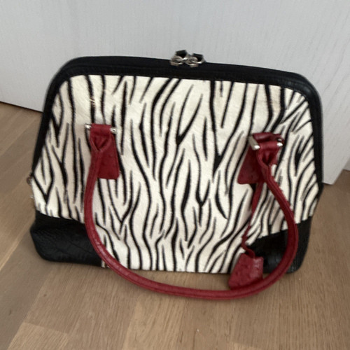Damen handtasche zebra muster - handtasche, zebra-muster