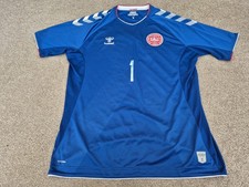 DÄNEMARK 2018-19 Nationalmannschaft Hummel Torwart GK Trikot Herren XL