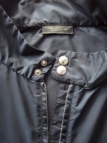 Prada strickjacke mit nylon - prada,