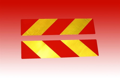 Warntafel satz heckmarkierung - warntafel,