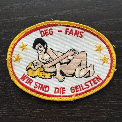 Vintage deg fans aufnäher - deg,