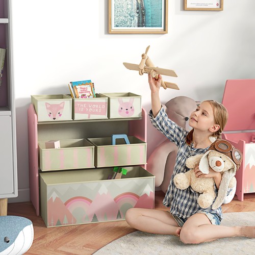 Kinderregal spielzeugregal mit - spielzeugregal,